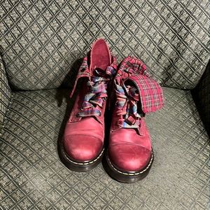 Size 7 red Doc Martins